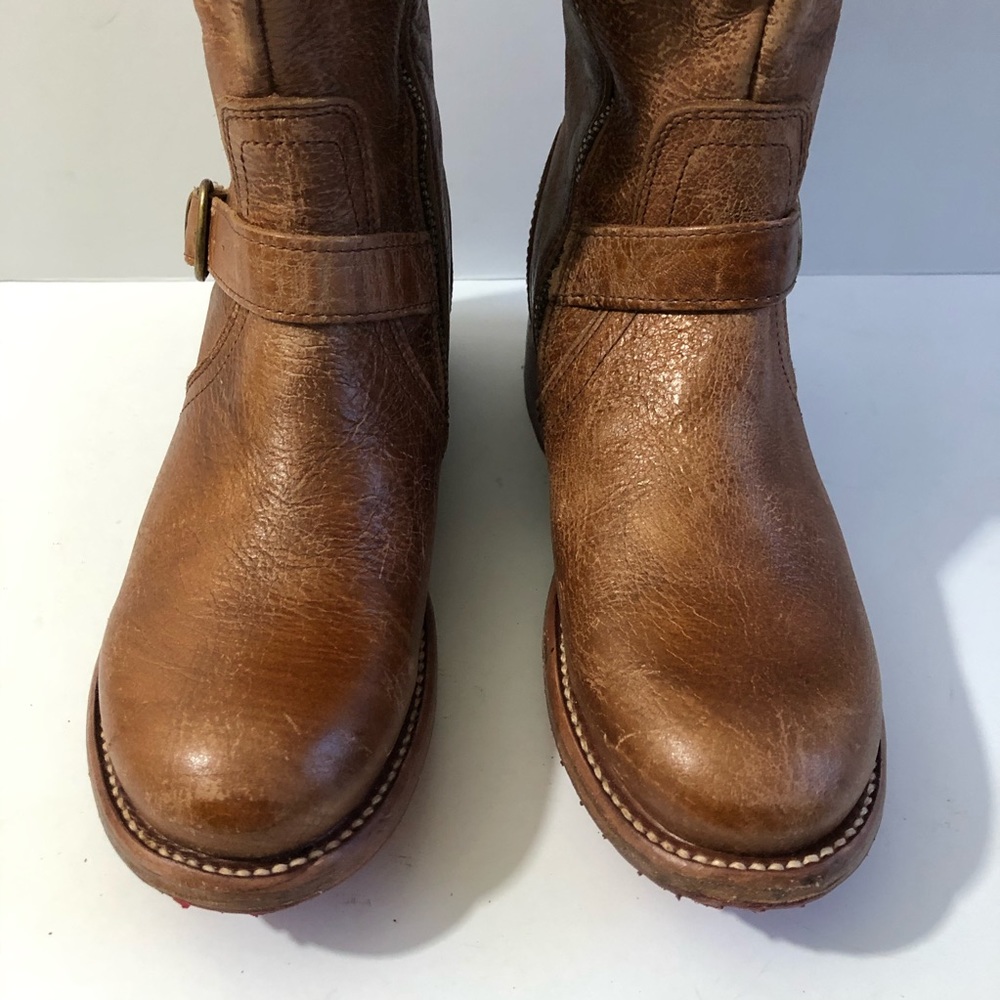 NWT BedStu Leather Gayle Tall Boot Brown 6.5 - Picture 8 of 13